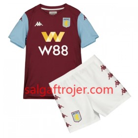 Aston Villa Fodboldtrøjer Børn Hjemmebanesæt 2019/20 Kort ærmer